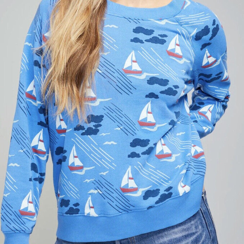 WILDFOX Cast Away Sommers Sweatshirt Size